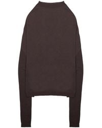 Rick Owens - Pull Ls Crater En Maille Côtelée - Lyst