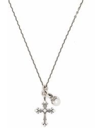 Emanuele Bicocchi - Cross-Charm Necklace - Lyst