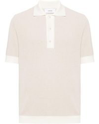 Lardini - Fine-knit Cotton Polo Shirt - Lyst
