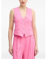 Lola Casademunt - Button-Up Sleeveless Waistcoat - Lyst