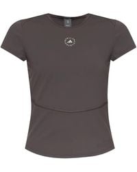 adidas By Stella McCartney - T-Shirt mit Logo-Detail - Lyst