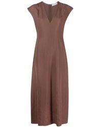 Fabiana Filippi - Tailored Sleeveless Midi Dress - Lyst