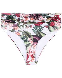 Alexandra Miro - Floral-print Bikini Bottoms - Lyst