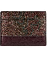 Etro - Porte-Cartes Arnica À Motif Cachemire - Lyst
