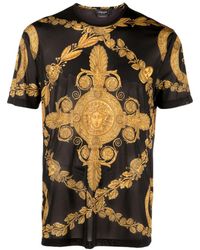 Versace - Maschera Baroque-print T-shirt - Lyst
