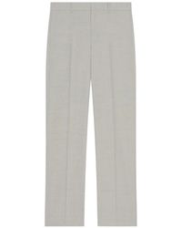 Givenchy - Pressed-Crease Wool Trousers - Lyst