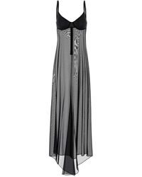 Balenciaga - Stretch Tulen Jurk - Lyst