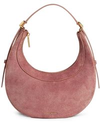 Coccinelle - Whisper Suede Crescent Tote Bag - Lyst