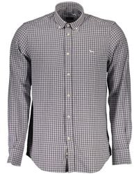 Harmont & Blaine - Check-Pattern Button-Down Shirt - Lyst
