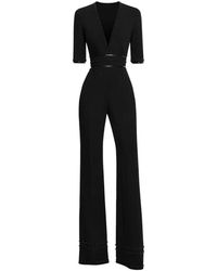 Elie Saab - Stud-Embellishment Jumpsuit - Lyst