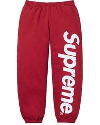 Supreme - Logo Appliqué Track Pants - Lyst