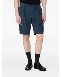 PT Torino - Pleated Bermuda Shorts - Lyst