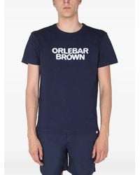 Orlebar Brown - Sammy Ob Towelling T-Shirt Cotton T-Shirts - Lyst