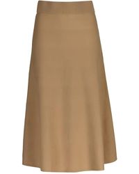 GANT - A-Line Midi Skirt - Lyst