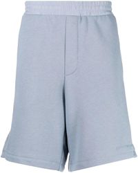 Emporio Armani - Elasticated-Waist Bermuda Shorts - Lyst