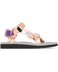 suicoke pink sandals