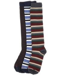 Peuterey - Donatello Striped Socks (Set Of Three) - Lyst