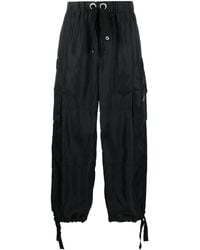 Versace - Logo-Print Cargo Trousers - Lyst