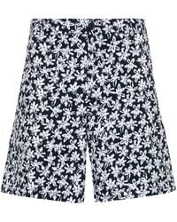BOSS - Karlos Floral-Print Chino Shorts - Lyst