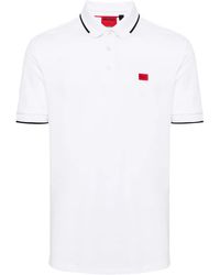 HUGO - Polo -Hemd mit kontrastierenden Veredelungsdetails - Lyst