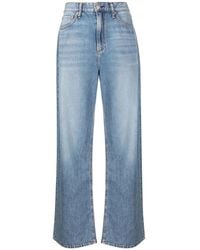 Rag & Bone - Straight-Leg Denim Trousers - Lyst