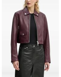 Stand Studio - Zip-Fastening Flap-Pocket Leather Jacket - Lyst