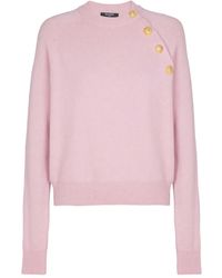 Balmain - Trui Met Knopen - Lyst