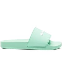 Palm Angels - Logo-embossed Grained Slides - Lyst