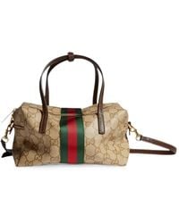 Gucci - Mini Boston Gg Supreme Tote Bag - Lyst