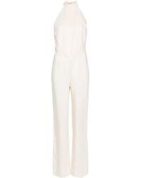 FEDERICA TOSI - Jumpsuit Met Halternek En Open Rug - Lyst