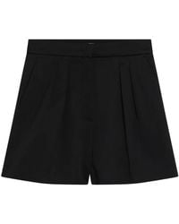 Max Mara - Pleated Shorts - Lyst