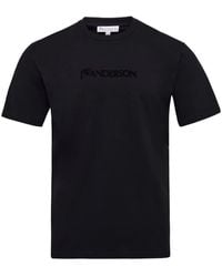 JW Anderson - Camiseta con logo bordado - Lyst