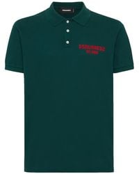 DSquared² - Logo-Print Polo Shirt - Lyst