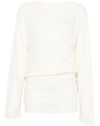 Jacquemus - Draped Open-Back Mini Dress - Lyst