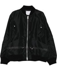 Sacai - Zip-Up Bomber Jacket - Lyst