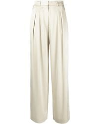 Nanushka - Pantalon Lynda En Satin À Coupe Droite - Lyst
