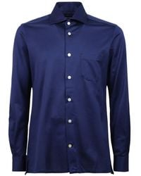Kiton - Nerano Chest-Pocket Shirt - Lyst