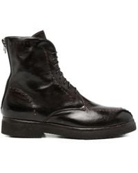 LEMARGO - Botas Con Cordones Y Apliques - Lyst