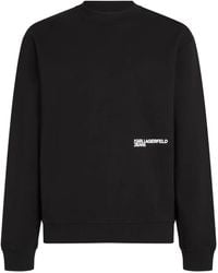 KARL LAGERFELD - Logo-Print Sweatshirt - Lyst