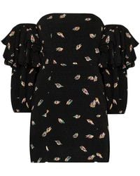 ROTATE BIRGER CHRISTENSEN - Bethany Off-The-Shoulder Mini Dress - Lyst