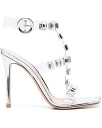 Gianvito Rossi - Crystal Cascade Sandals - Lyst