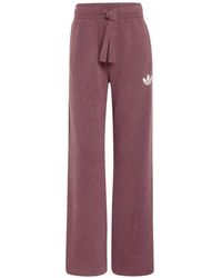 adidas - Logo-Embroidered Knit Trousers - Lyst