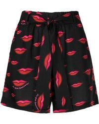 Amir Slama - Lip-Print Shorts - Lyst