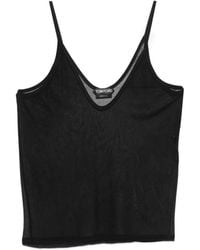 Tom Ford - Sheer Silk-Blend Top - Lyst