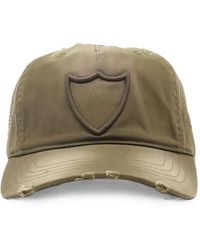 HTC - Distressed Shield Baseball Cap - Lyst