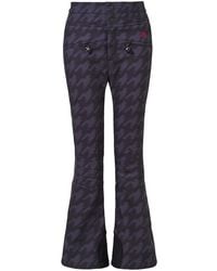 Perfect Moment - Houndstooth High-Waist Aurora Flare Ski Trousers - Lyst