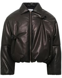 Doublet - Inflated Balloon Leather Jacket - Lyst