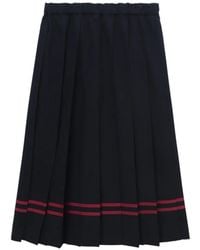 Comme des Garçons - Jupe Mi-Longue À Design Plissé - Lyst