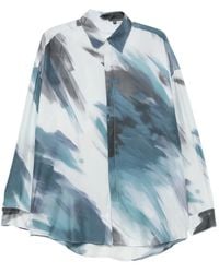 Costumein - Abstract-Print Long-Sleeve Shirt - Lyst