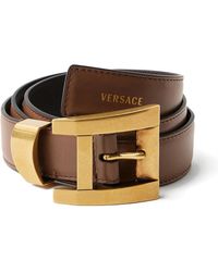 Versace - Leren Riem (3 Cm) - Lyst